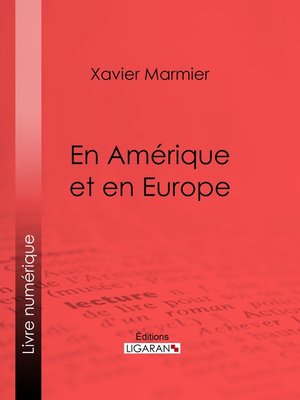 cover image of En Amérique et en Europe